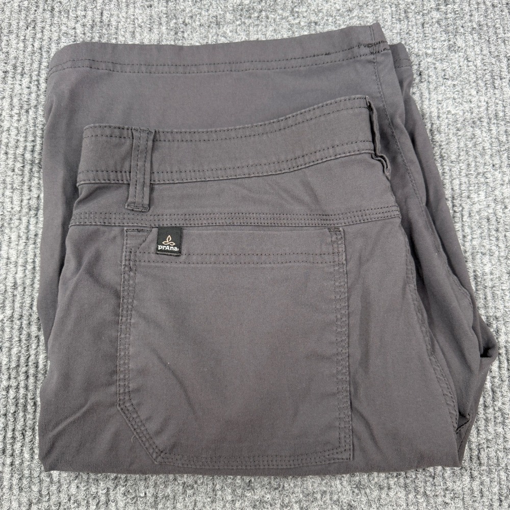 Prana Stretch Zion Shorts Mens 34 Grey Cargo Hiking Outdoor M3STRE116